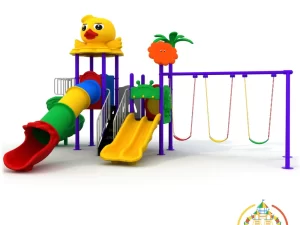 Outdoor Garden Playground with Duck shape Cap