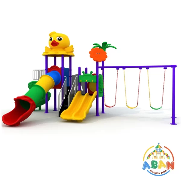 Outdoor Garden Playground with Duck shape Cap