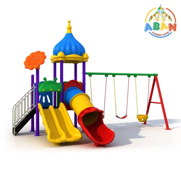 Kids Outdoor Playground with Slide