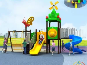 Commercial outdoor playground equipment for kids