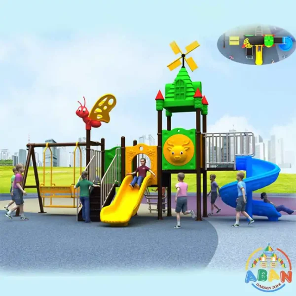 Commercial outdoor playground equipment for kids