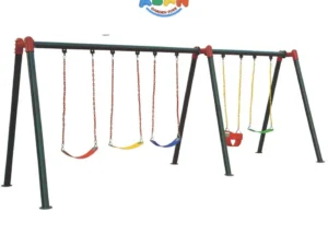 Iron Swing Set with Multiple Seats