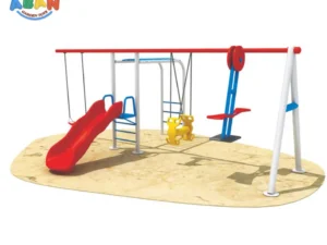 Sturdy Iron Swings & Slides for Playgrounds