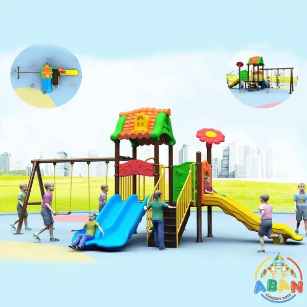 School Children Park Playground Equipment