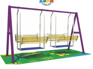 Double Iron Swing Set for Playgrounds