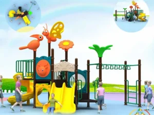 Outdoor playground equipment for kids