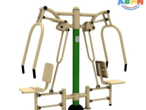 Dual-Station Outdoor Gym Equipment