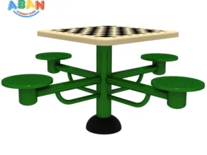 Outdoor Fitness Table with Seating for Kids & Adults