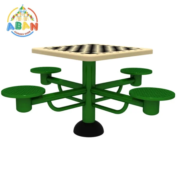 Outdoor Fitness Table with Seating for Kids & Adults