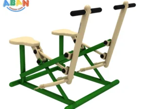 Double-Seater Rowing Machine – Outdoor Gym Equipment by Aban Garden Toys