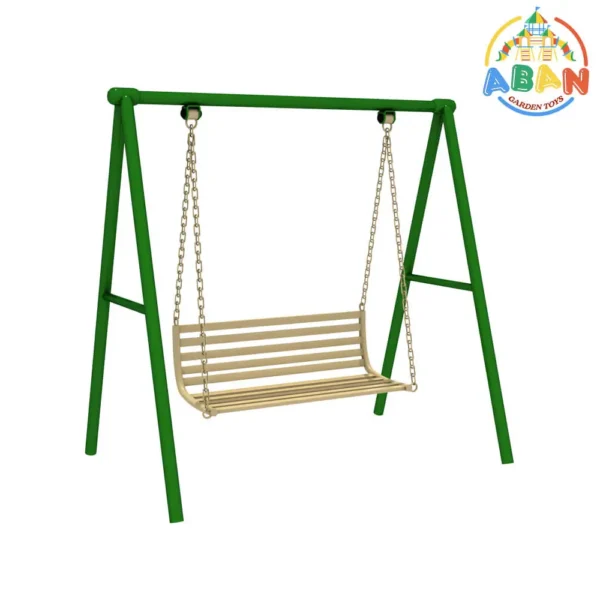 Outdoor Metal Bench Swing