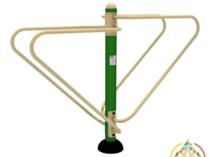 Durable Outdoor Push Up and Dip Station for Kids and Teens