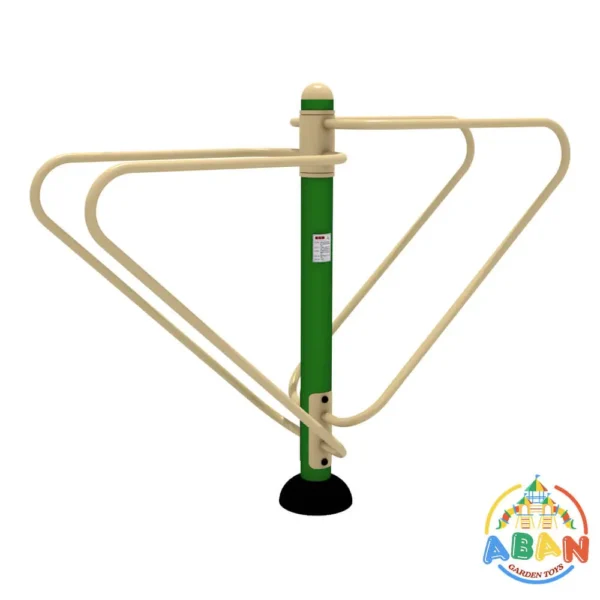 Durable Outdoor Push Up and Dip Station for Kids and Teens