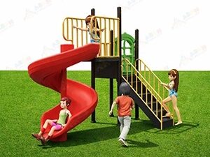 Plastic Playground Slide for Kids Aban Garden Toys