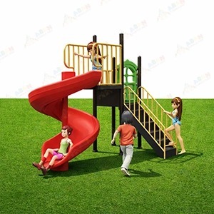 Plastic Playground Slide for Kids Aban Garden Toys