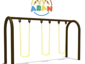 3-Person Iron Swing Set